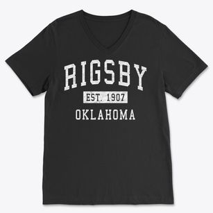 Rigsby Oklahoma Classic Established Soft Lightweight V-Neck