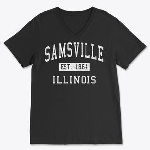 Samsville Illinois Classic Established Soft Lightweight V-Neck