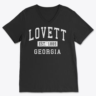 Lovett Georgia Classic Established Soft Lightweight V-Neck