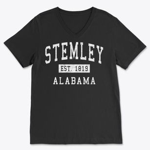 Stemley Alabama Classic Established Soft Lightweight V-Neck