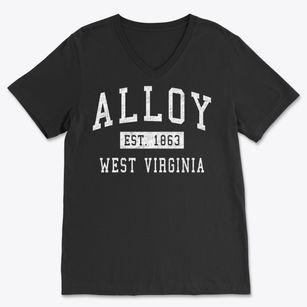Alloy West Virginia Classic Established Soft Lightweight V-Neck
