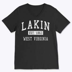 Lakin West Virginia Classic Established Soft Lightweight V-Neck