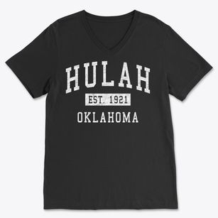 Hulah Oklahoma Classic Established Soft Lightweight V-Neck