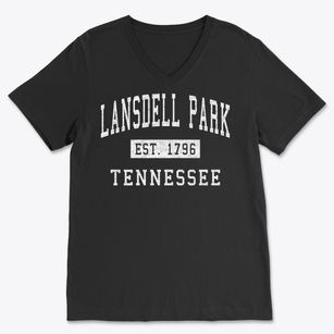 Lansdell Park Tennessee Classic Established Soft Lightweight V-Neck