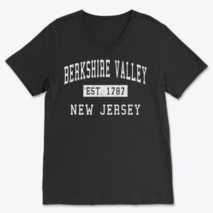 Berkshire Valley New Jersey Classic Established Soft Lightweight V-Neck