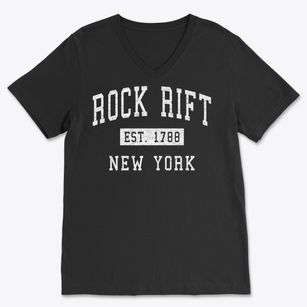 Rock Rift New York Classic Established Soft Lightweight V-Neck