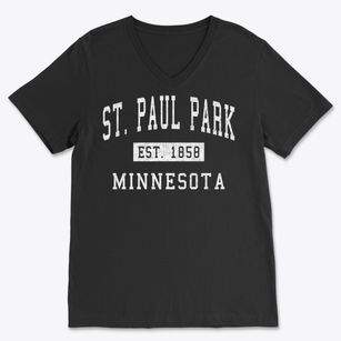 St. Paul Park Minnesota Classic Established Soft Lightweight V-Neck