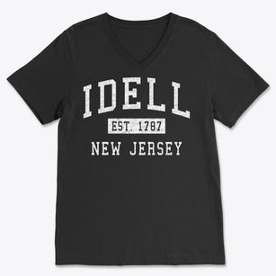 Idell New Jersey Classic Established Soft Lightweight V-Neck