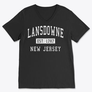 Lansdowne New Jersey Classic Established Soft Lightweight V-Neck