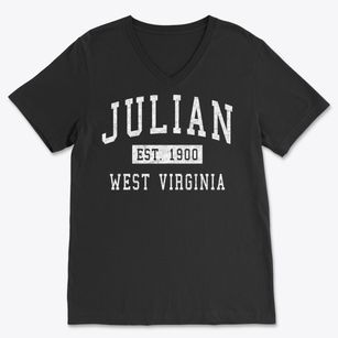 Julian West Virginia Classic Established Soft Lightweight V-Neck