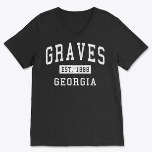 Graves Georgia Classic Established Soft Lightweight V-Neck
