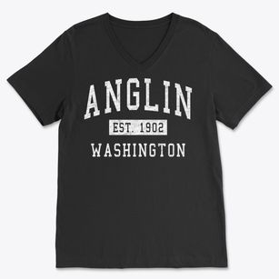 Anglin Washington Classic Established Soft Lightweight V-Neck