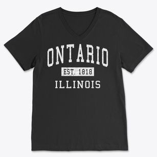 Ontario Illinois Classic Established Soft Lightweight V-Neck