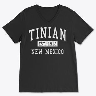 Tinian New Mexico Classic Established Soft Lightweight V-Neck