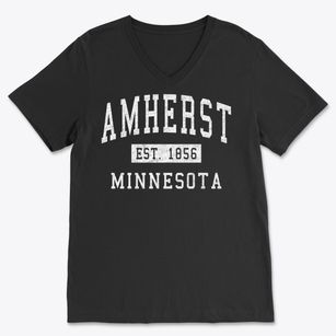 Amherst Minnesota Classic Established Soft Lightweight V-Neck