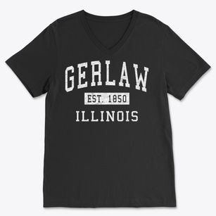 Gerlaw Illinois Classic Established Soft Lightweight V-Neck