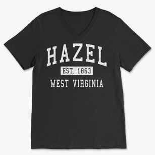 Hazel West Virginia Classic Established Soft Lightweight V-Neck