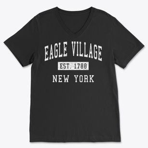 Eagle Village New York Classic Established Soft Lightweight V-Neck