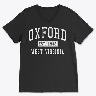 Oxford West Virginia Classic Established Soft Lightweight V-Neck
