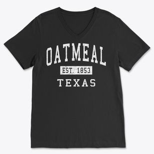 Oatmeal Texas Classic Established Soft Lightweight V-Neck