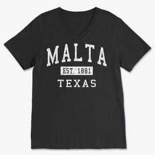 Malta Texas Classic Established Soft Lightweight V-Neck