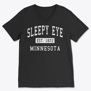 Sleepy Eye Minnesota Classic Established Soft Lightweight V-Neck