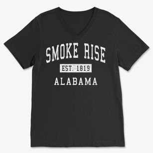 Smoke Rise Alabama Classic Established Soft Lightweight V-Neck