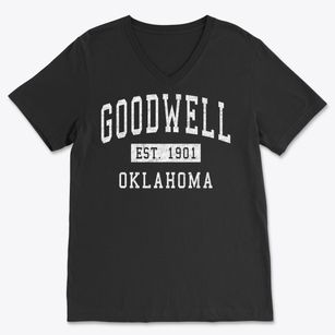Goodwell Oklahoma Classic Established Soft Lightweight V-Neck