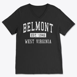 Belmont West Virginia Classic Established Soft Lightweight V-Neck
