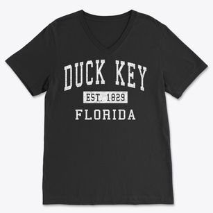 Duck Key Florida Classic Established Soft Lightweight V-Neck