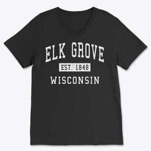 Elk Grove Wisconsin Classic Established Soft Lightweight V-Neck