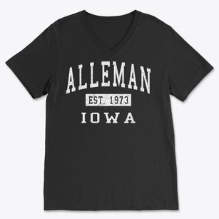 Alleman Iowa Classic Established Soft Lightweight V-Neck