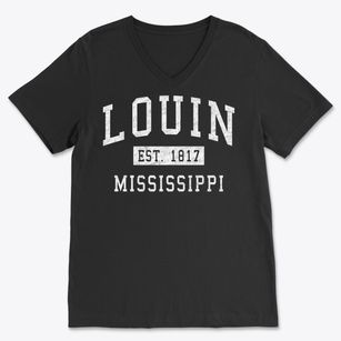 Louin Mississippi Classic Established Soft Lightweight V-Neck