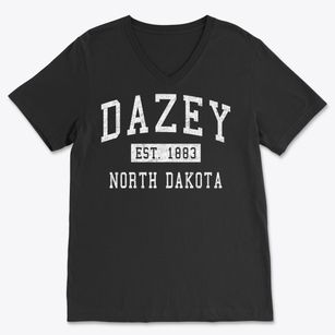 Dazey North Dakota Classic Established Soft Lightweight V-Neck