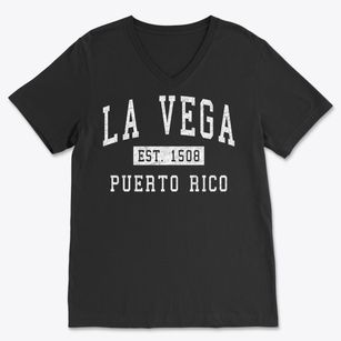 La Vega Puerto Rico Classic Established Soft Lightweight V-Neck