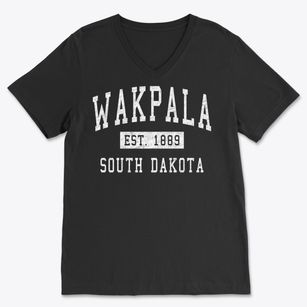 Wakpala South Dakota Classic Established Soft Lightweight V-Neck