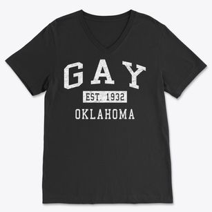 Gay Oklahoma Classic Established Soft Lightweight V-Neck