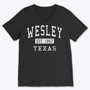 Wesley Texas Classic Established Soft Lightweight V-Neck