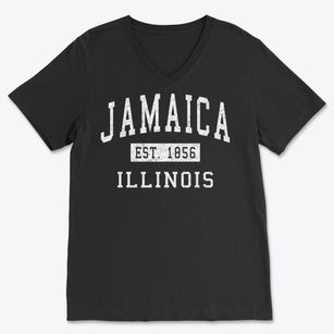 Jamaica Illinois Classic Established Soft Lightweight V-Neck