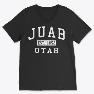 Juab Utah Classic Established Soft Lightweight V-Neck