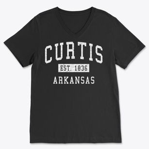 Curtis Arkansas Classic Established Soft Lightweight V-Neck