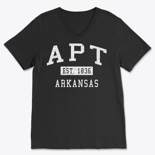 Apt Arkansas Classic Established Soft Lightweight V-Neck