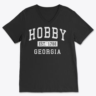 Hobby Georgia Classic Established Soft Lightweight V-Neck