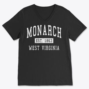 Monarch West Virginia Classic Established Soft Lightweight V-Neck