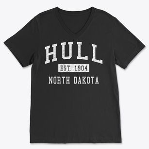 Hull North Dakota Classic Established Soft Lightweight V-Neck