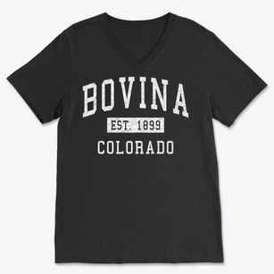 Bovina Colorado Classic Established Soft Lightweight V-Neck