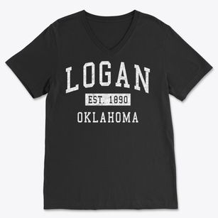 Logan Oklahoma Classic Established Soft Lightweight V-Neck
