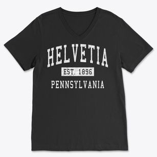 Helvetia Pennsylvania Classic Established Soft Lightweight V-Neck