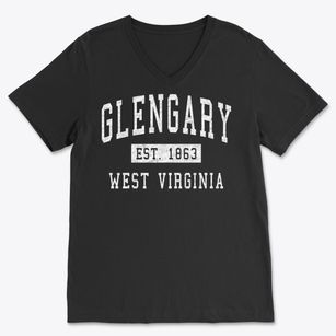 Glengary West Virginia Classic Established Soft Lightweight V-Neck