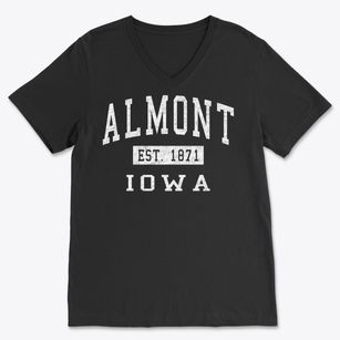 Almont Iowa Classic Established Soft Lightweight V-Neck